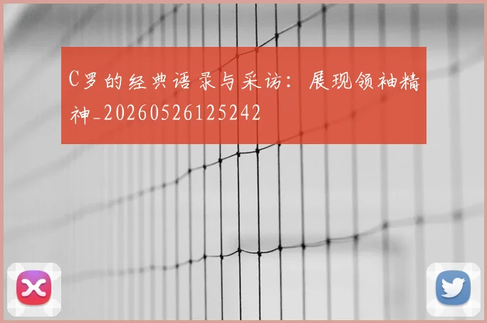 C罗的经典语录与采访：展现领袖精神_20260526125242